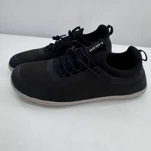TOLOS Pure Barefoot Engineered Minimalism Black Lace Up Shoes Men 10 Women 11.5
